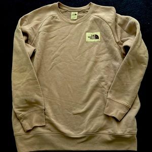 North face lavender crew neck sweatshirt